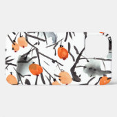 水彩インクベリー葉イラストレーション Case-Mate iPhoneケース (裏面 (横))