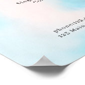 水彩インク サロン 価格表 ポスター (角)