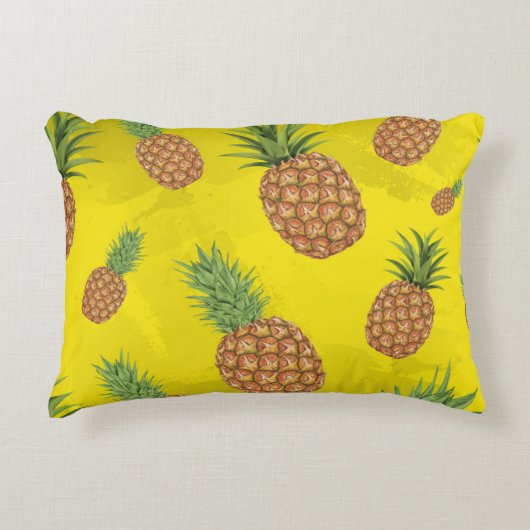 水彩インテリアパターン3 アクセントクッション (正面)