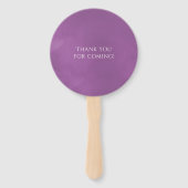 水彩インディアン蓮の花 ハンドファン (裏面)