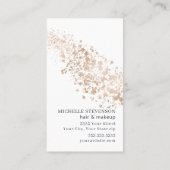 水彩インディゴブルーと金ゴールド 名刺 (裏面)