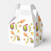 水彩インドのペイズリー フェイバーボックス (裏面サイド)