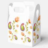 水彩インドのペイズリー フェイバーボックス (オープン)