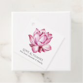 水彩インドの蓮の花 タージマハール フェイバータグ (インサイチュ)