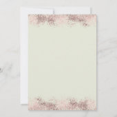 水彩イースターうさぎのイースターブランケット＆バブル 招待状 (裏面)