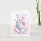 水彩イースターエッグカード カード (正面)