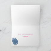 水彩イースターエッグカード シーズンカード (内部)