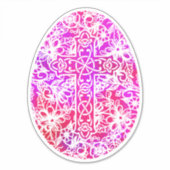 水彩イースターエッグクロス シール (正面)