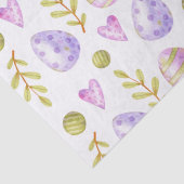 水彩イースターエッグ&ハート 薄葉紙 (詳細)