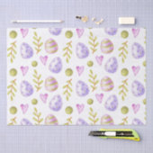 水彩イースターエッグ&ハート 薄葉紙 (クラフト)