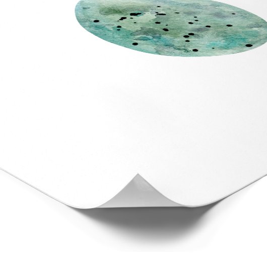 水彩イースターエッグ ポスター (角)