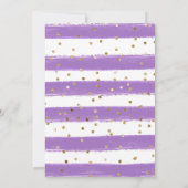 水彩イースターカンガルー春の花の誕生日 招待状 (裏面)