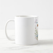 水彩イースタークロスパーソナライズされた コーヒーマグカップ (左)