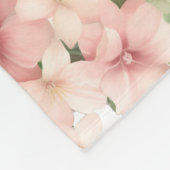 水彩イースタークロスパーソナライズされた フリースブランケット (角)