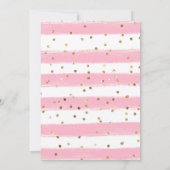 水彩イースターバニー 春の21歳の誕生日 招待状 (裏面)