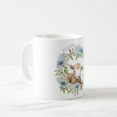 水彩イースターラムパーソナライズされた コーヒーマグカップ (正面左)