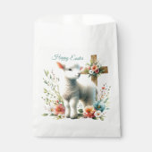 水彩イースターラムパーソナライズされた フェイバーバッグ (正面)