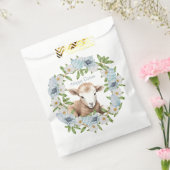 水彩イースターラムパーソナライズされた フェイバーバッグ (封をした状態)