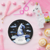 水彩ウィムシーワンドウィザード誕生日 ペーパープレート (パーティー)