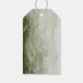 水彩ウィンターグリーンパインツリー&パインコーン ギフトタグ (裏面)