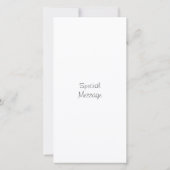 水彩ウィンターツリーサンキューカード サンキューカード (裏面)