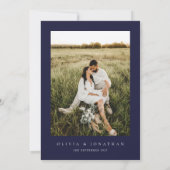 水彩ウィンターパープルフローラ結婚ズ 招待状 (裏面)