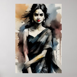 水彩ウォールアート ポスター