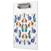 水彩ウサギ クリップボード (左)