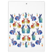 水彩ウサギ クリップボード (裏面)