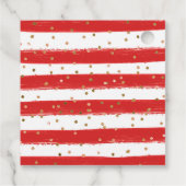 水彩ウッドランドベアーピクニックベビーシャワー フェイバータグ (裏面)