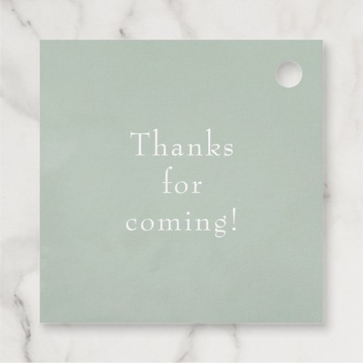 水彩ウッドランドローレルクレストモノグラム結婚ズ フェイバータグ (裏面)