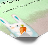 水彩ウッドランド動物 – ドリンク ポスター (角)