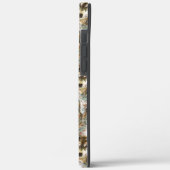 水彩ウルフヘッドグレー白黒色 Case-Mate iPhoneケース (裏面 / 左)