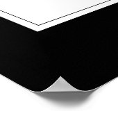 水彩ウルフ引用文保はシンプル ポスター (角)