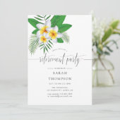 水彩エキゾチックアロハルアウ引退パーティー 招待状 (スタンド正面)