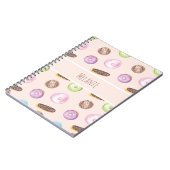 水彩エクレア ドーナツ ファン ウィムジカル スイート ノートブック (左側)
