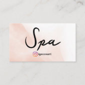 水彩エステティシャンスパ 名刺 (裏面)