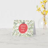 水彩エッセンシャル油ビジネスホリデー カード (黄色い花)