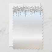 水彩エッフェルタワー、ドリップスシルバーキンセニェラ 招待状 (裏面)