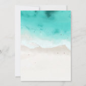 水彩エッフェル塔, ティアラビーチのキンセアニエラ 招待状 (裏面)