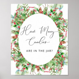 水彩エバーグリーンキャンディーズのポスター ポスター