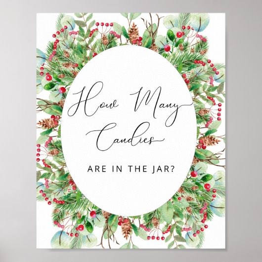 水彩エバーグリーンキャンディーズのポスター ポスター (正面)