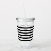 水彩エビのモノグラストライプム アクリルタンブラー (左)