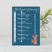 水彩エビ娘たちの週末 招待状 (スタンド正面)