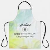 水彩エプロンパーソナライズされたン エプロン (正面)