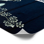 水彩エユーカリプタス ブライダルシャワー フォトプロップ ポスター (角)