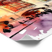 水彩エレガンス：グランドセントラルターミナル ポスター (角)