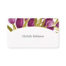 水彩エレガントチューリップフラワーズプロフェッショナル