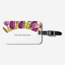 水彩エレガントチューリップ花