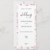 水彩エレガントフラミンゴ、金ゴールド、ピンクカード カード (裏面)